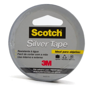 Fita Adesiva Silver Tape 45 mm x 5 metros | 3M Scotch 3939