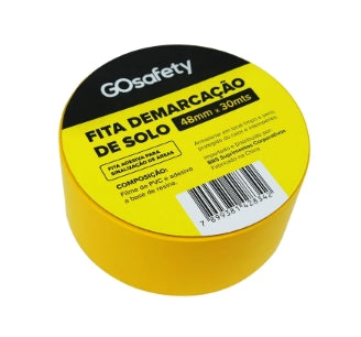 Fita Demarcação Solo Go Safety 48mm x 30m Amarela