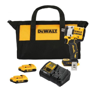 Chave de Impacto 1/2 Pol. com 2 Baterias 20V MAX Carregador e Bolsa - DEWALT-DCF922D2-BR