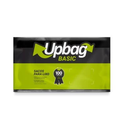 Saco de Lixo 110 L Preto 50 unidades | UpBag