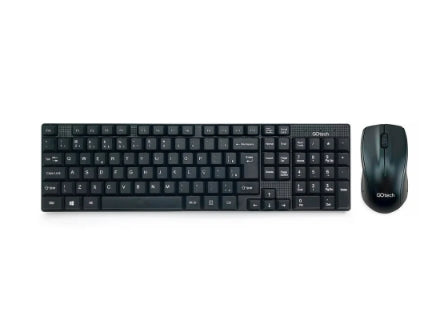 Kit Teclado e Mouse com fio Go Tech LK-201 Preto