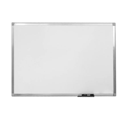 Quadro Branco Não Magnético Moldura Alumínio 150 x 120 cm | Go Office