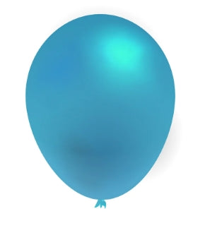 Balão de Látex 8 Azul Celeste Pacote com 50 unidades